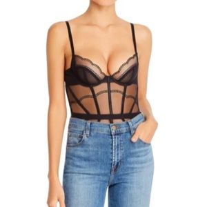 Thistle and Spire Nolita Bodysuit - Black (size M)